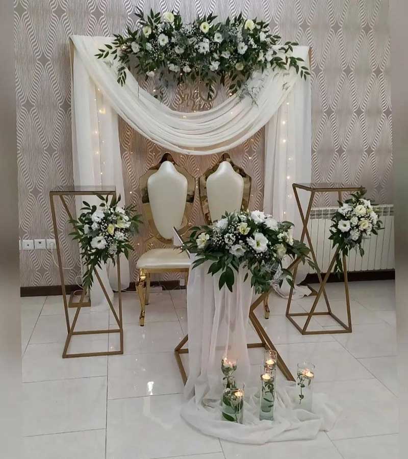 گل آرایی شیک و ساده برای بله برون کد 111