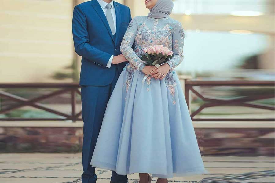 لباس عروس و داماد در مراسم بله برون